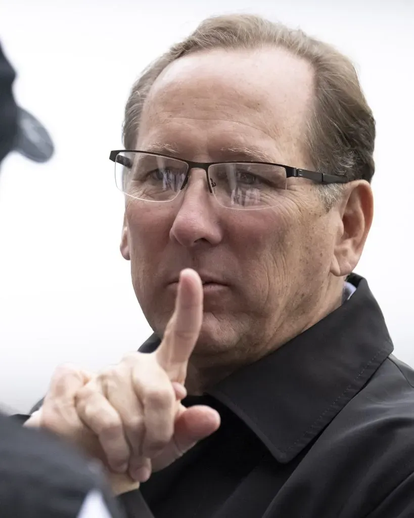 John Textor Dono dar SAF do Botafogo antes da partida contra o Bahia no estadio Engenhao pelo campeonato Brasileiro A 2023. Jorge Rodrigues/AGIF