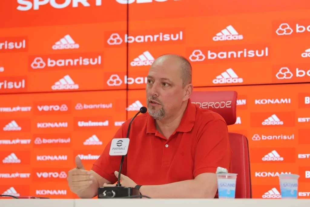 Barcellos gostaria de um contrato até 2026 com Coudet – Foto: Flickr Oficial Sport Club Internacional