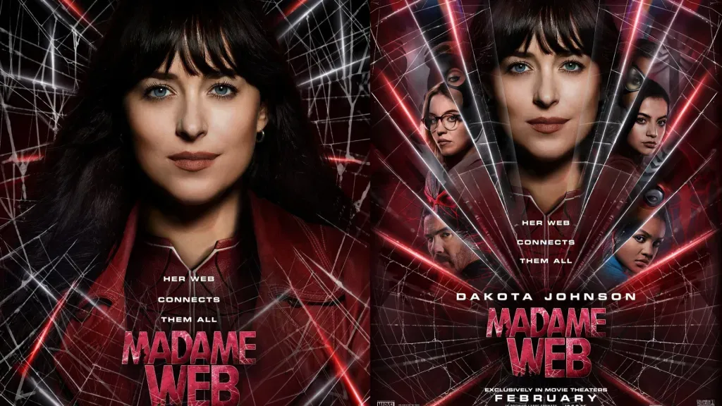 Sony Pictures divulga primeiros cartazes de Madame Teia. Reprodução/Instagram