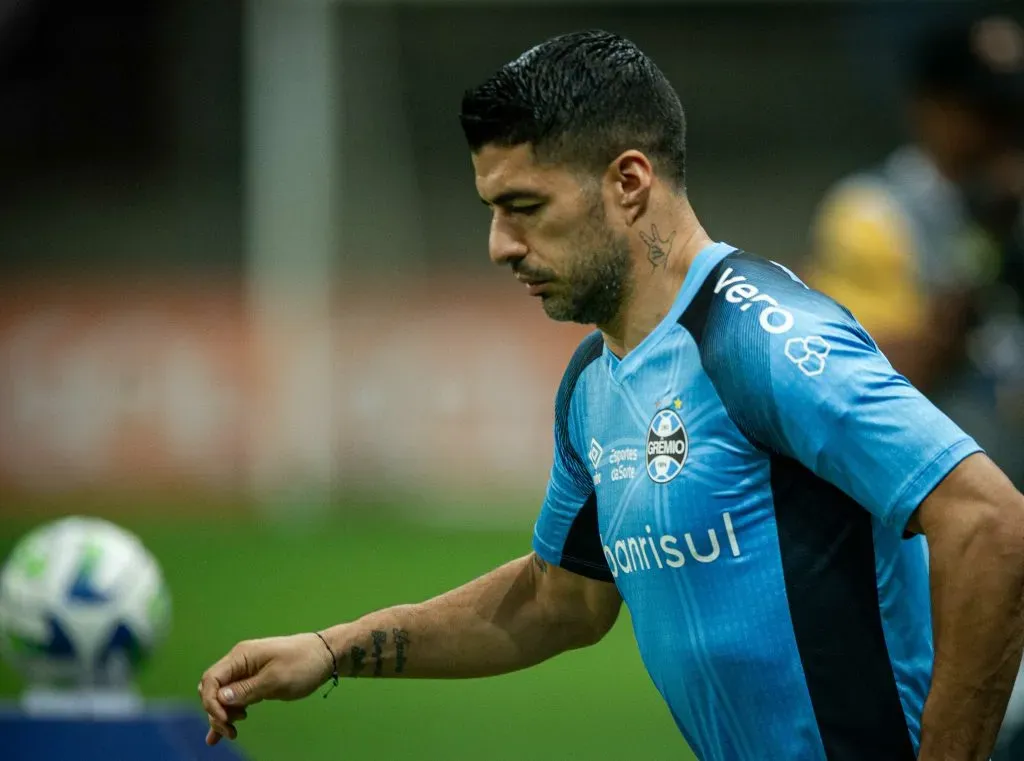 BA – SALVADOR – 04/12/2023 – ARQUIVO LUIZ SUAREZ – Luiz Suarez jogador do Gremio durante partida contra o Bahia na data de 01 de julho de 2023 no estadio Arena Fonte Nova pelo campeonato Brasileiro A 2023. Foto: Jhony Pinho/AGIF
