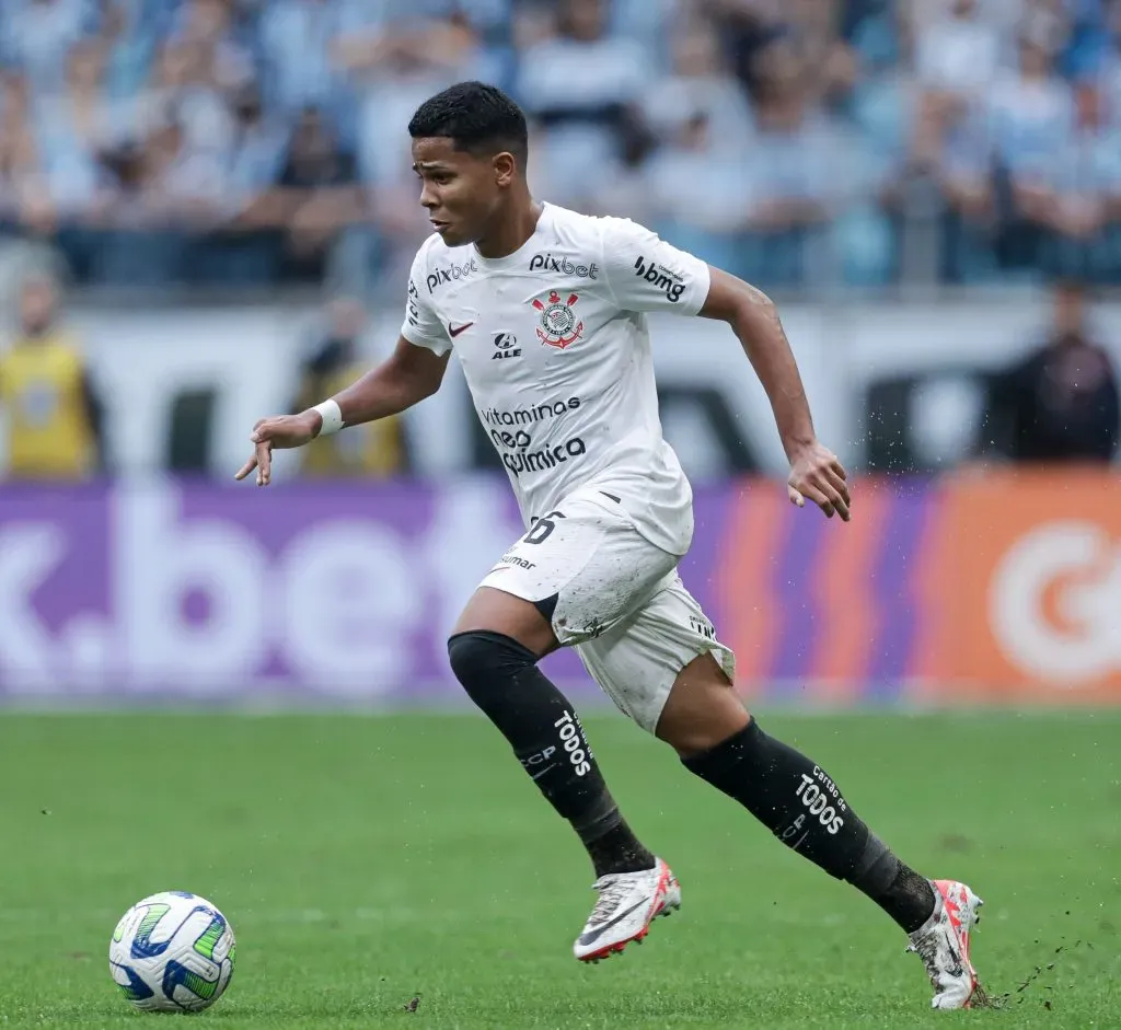 Wesley, atacante do Corinthians, em ação pelo clube – Foto: Rodrigo Coca/Ag. Corinthians