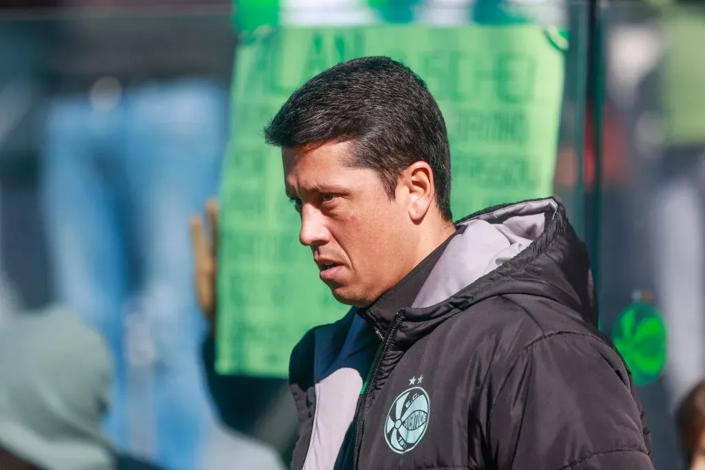 RS – CAXIAS DO SUL – 15/07/2023 – BRASILEIRO B 2023, JUVENTUDE X ABC – Thiago Carpini tecnico do Juventude durante partida contra o ABC no estadio Alfredo Jaconi pelo campeonato Brasileiro B 2023. Foto: Luiz Erbes/AGIF