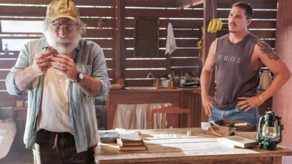 César Montebello e Julião em Fuzuê. Reprodução/Globo