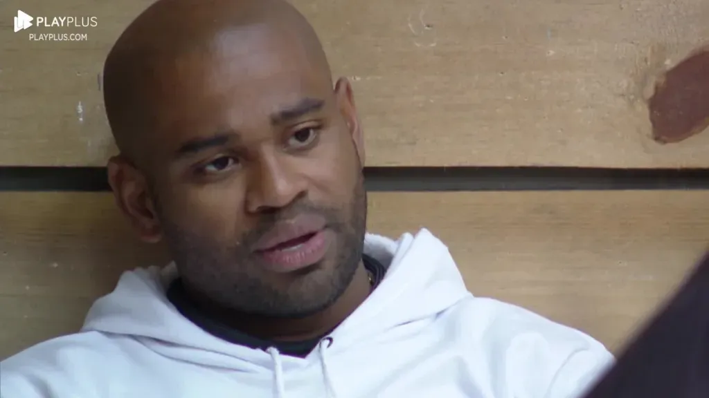 Cezar Black fala sobre briga com Lucas Souza. Reprodução: Record.