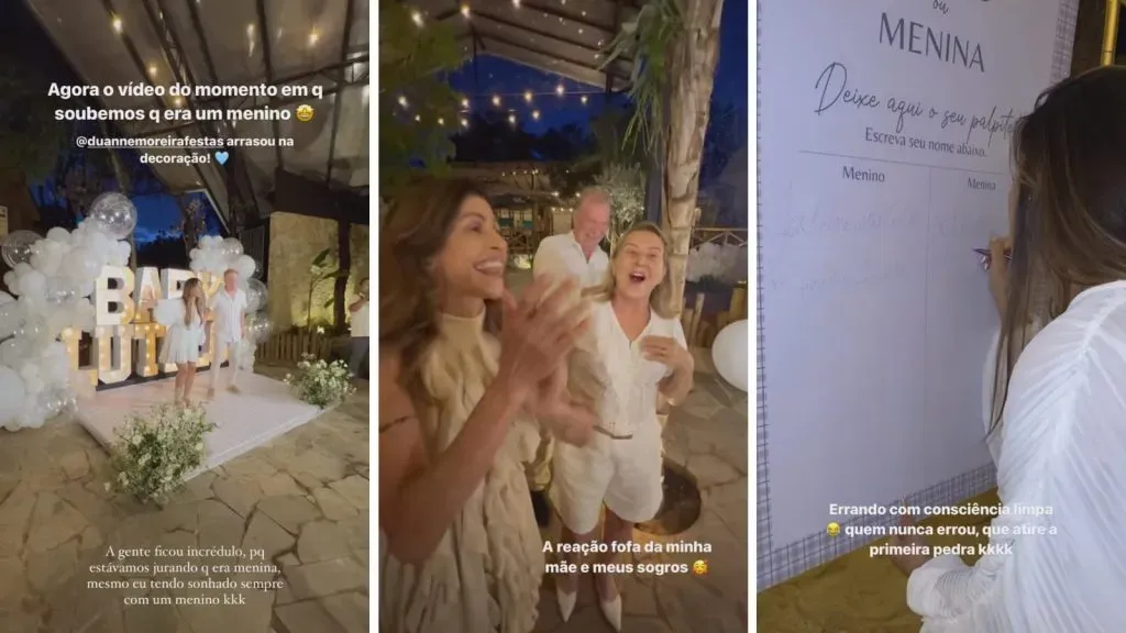 Gabi mostra detalhes do evento - Fotos: Instagram Gabi Luthai