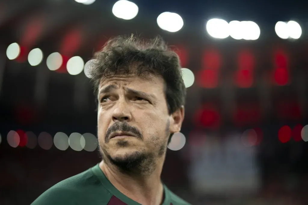 Fernando Diniz tecnico do Fluminense durante partida contra o Flamengo no estadio Maracana pelo campeonato Brasileiro A 2023. Jorge Rodrigues/AGIF