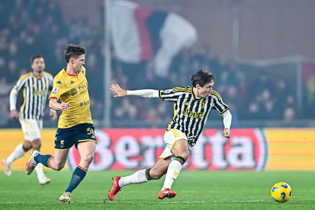 Genoa e Juventus jogaram no estádio Luigi Ferraris, pela Serie A (Foto: Simone Arveda/Getty Images)