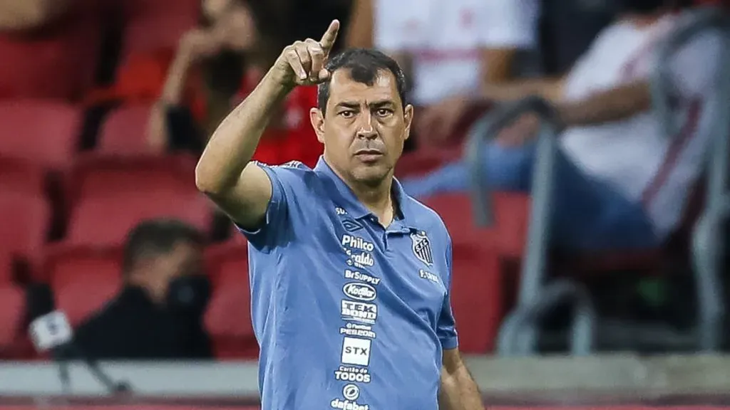 Fabio Carille, técnico do Santos - Foto: Pedro H. Tesch/AGIF