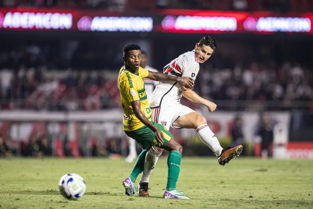 Jonathan Cafú atuando pelo Cuiabá. Foto: Abner Dourado/AGIF
