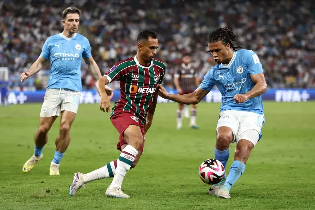 Manchester City e Fluminensne na final do Mundial de Clubes. (Photo by Francois Nel/Getty Images)