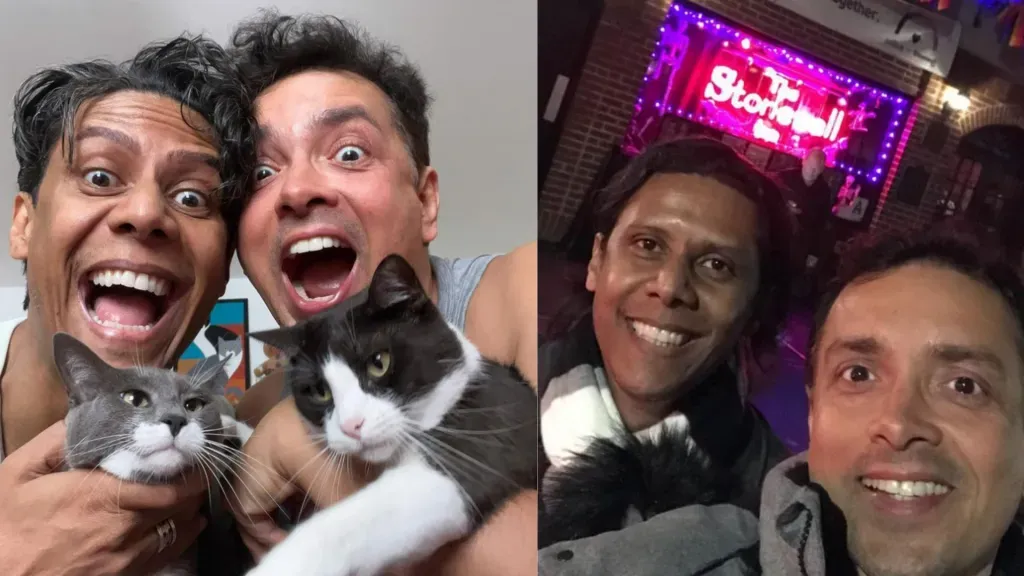 Rodrigo Fagundes e Wendell Bendelack. Reprodução/Instagram