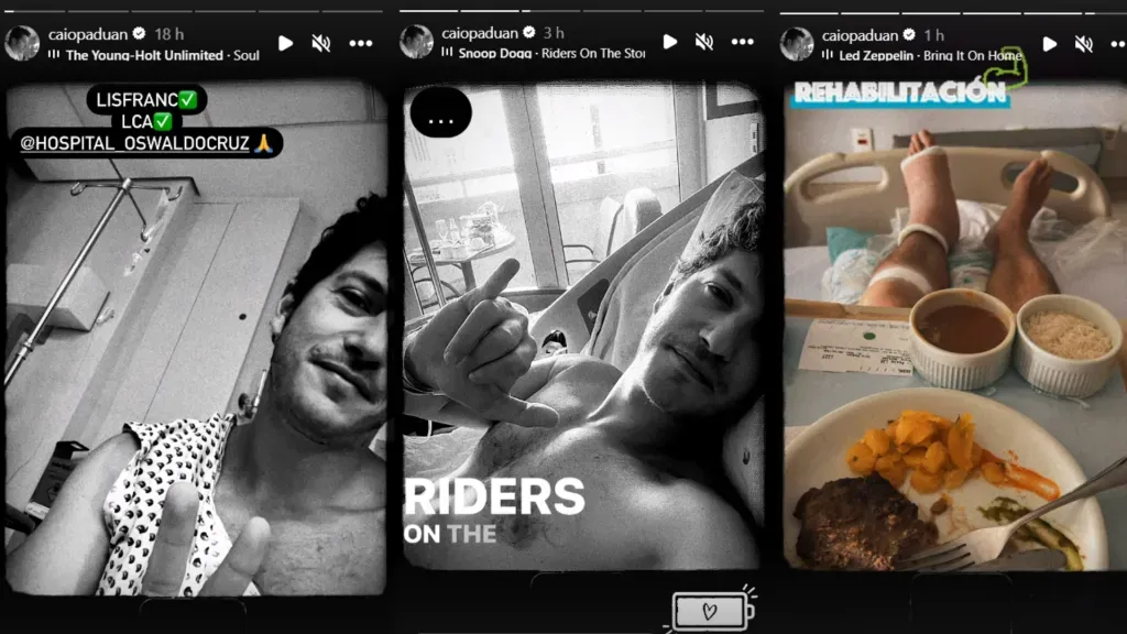 Caio Paduan em seu Instagram. Reprodução/Instagram