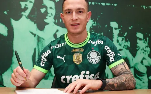 Palmeiras contrata o volante, Aníbal Moreno. Fabio Menotti/Palmeiras