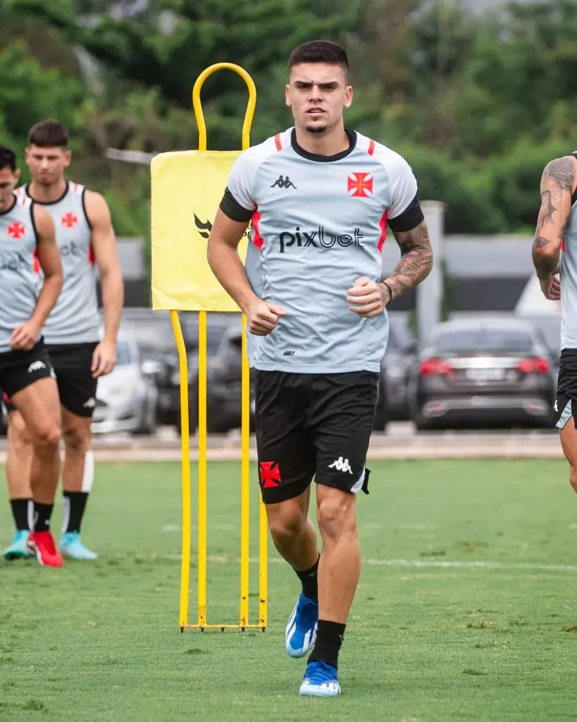Jogadores do Vasco em treinamento. Foto: redes sociais / Vasco