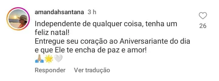 Comentário internauta - Foto: Instagram Alexandre Correa