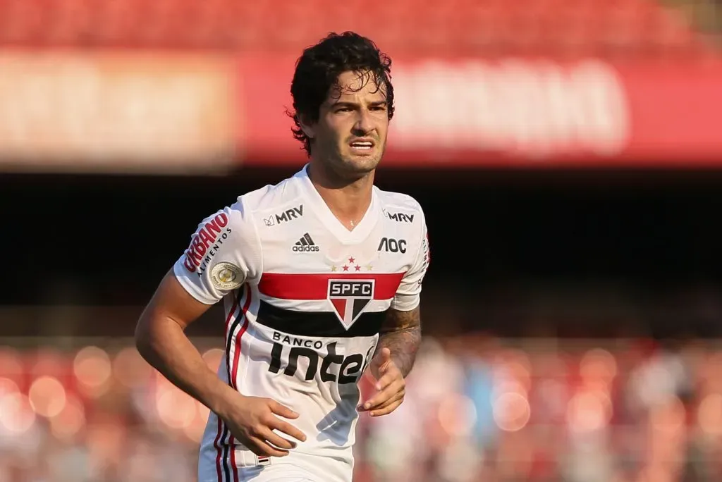 O jogador Alexandre Pato durante a passagem pelo São Paulo. Foto: Marcello Zambrana/AGIF
