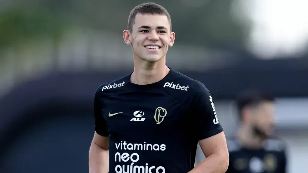 Gabriel Moscardo em ação pelo Corinthians – Foto: Rodrigo Coca/Agência Corinthians