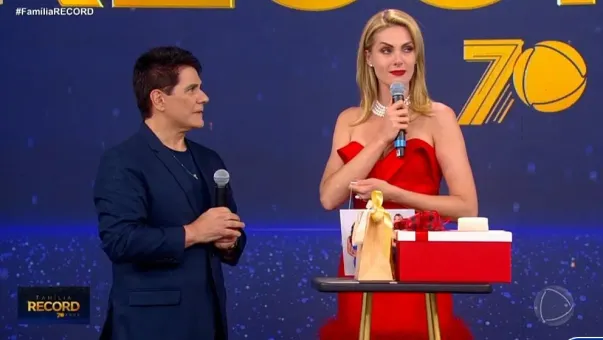 Ana Hickmann e César Filho – Foto: Reprodução/Record
