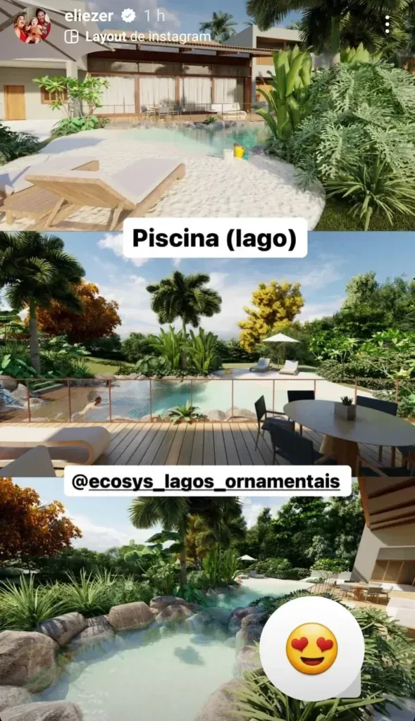 Influencers Eliezer e Viih Tube revelam detalhes da mansão em construção - Foto: Instagram/Reprodução