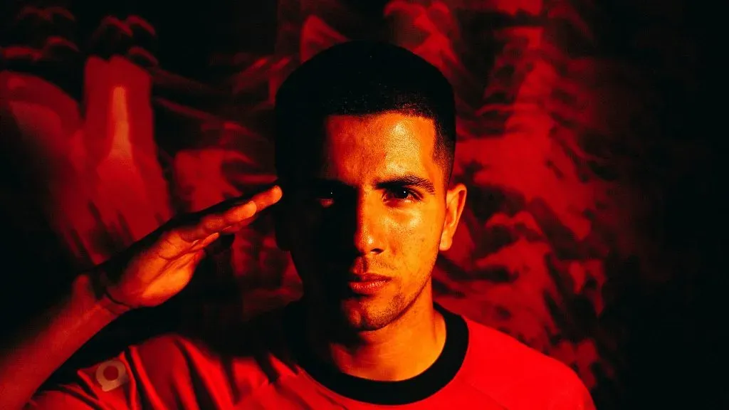 Mateo Gamarra já posou como atleta do Furacão. Foto: José Tramontin/athletico.com.br