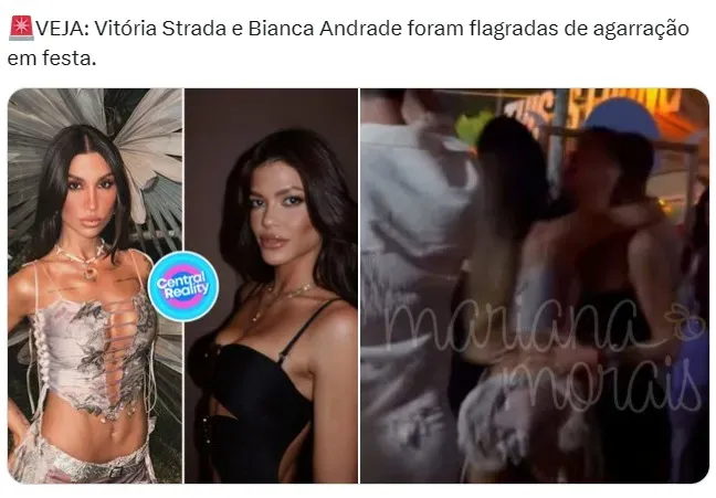 Boca Rosa e Vitória Strada juntas