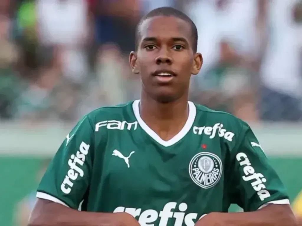 Estêvão, jogador do Palmeiras - Foto: Fabio Menotti/ Palmeiras