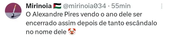 Comentário internauta - Foto: Twitter