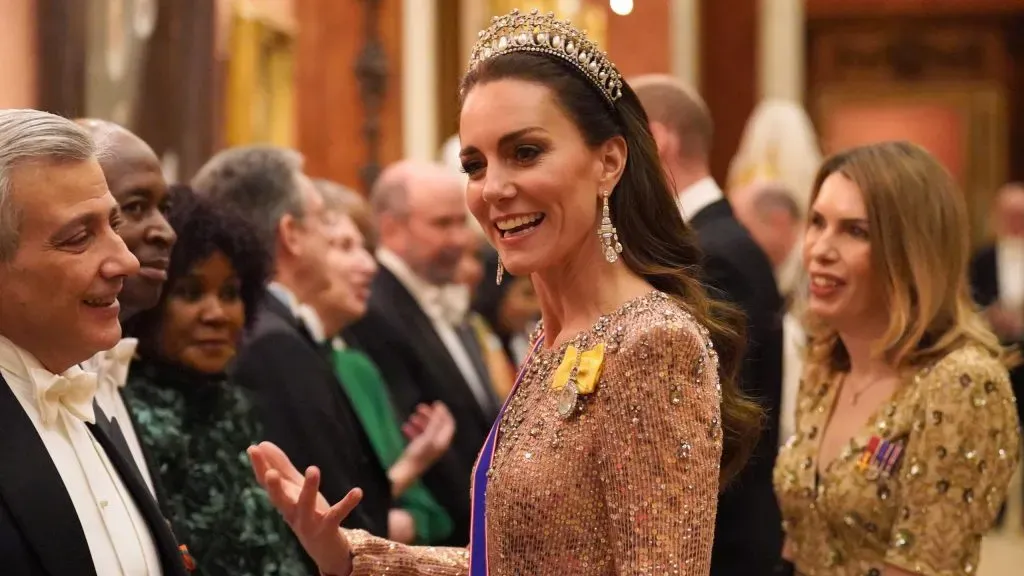 Kate Middleton no Palácio de Buckingham – Jonathan Brady – Pool / Getty Images