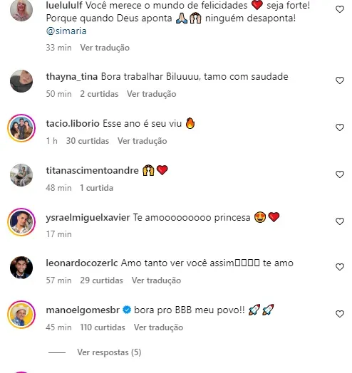 Internautas comentam sobre vídeo de Simaria – Foto: Instagram