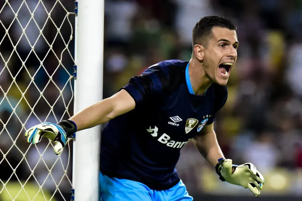 Marcelo Grohe do Gremio no estadio do Maracana durante partida de volta das oitavas de final da Copa do Brasil 2017. Thiago Ribeiro/AGIF
