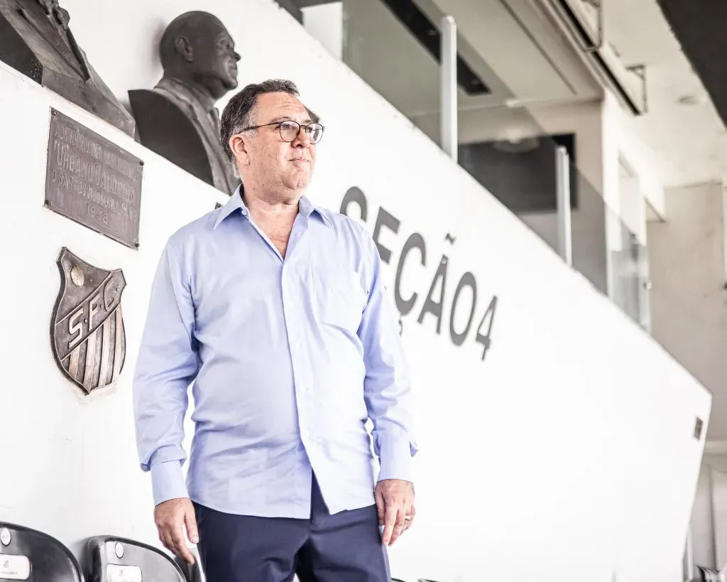 Marcelo Teixeira quer contratar Tadeu, do Goiás. Foto: Ivan Storti- Santos FC
