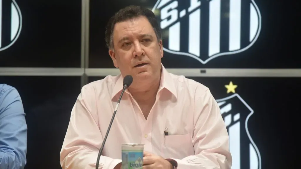 Marcelo Teixeira precisa resolver situação de Carille – Foto: Ivan Storti/Santos FC