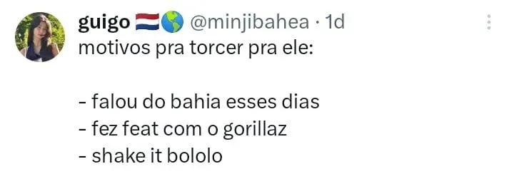 Comentário internauta - Foto: Twitter