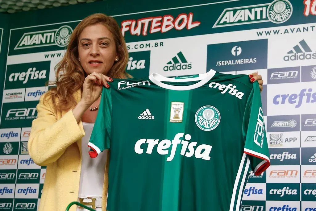 Leila Pereira, presidente do Palmeiras - Foto: Marcello Zambrana/AGIF