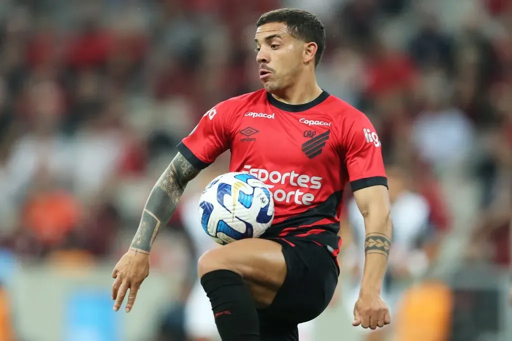 David Terans em atividade no Athletico-PR. (Photo by Heuler Andrey/Getty Images)