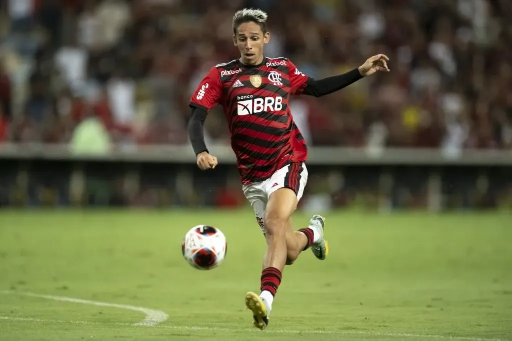 Werton jogador do Flamengo durante partida contra o Audax no estadio Maracana pelo campeonato Carioca 2023. Foto: Jorge Rodrigues/AGIF