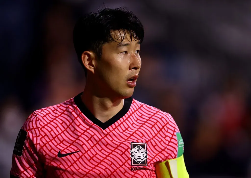 Son: atacante do Tottenham é o destaque da seleção da Coreia do Sul (Foto: Francois Nel/Getty Images)