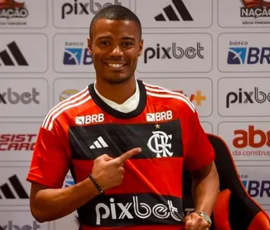 Foto: Marcelo Cortes/CRF – De la Cruz é o primeiro reforço do Flamengo para 2024