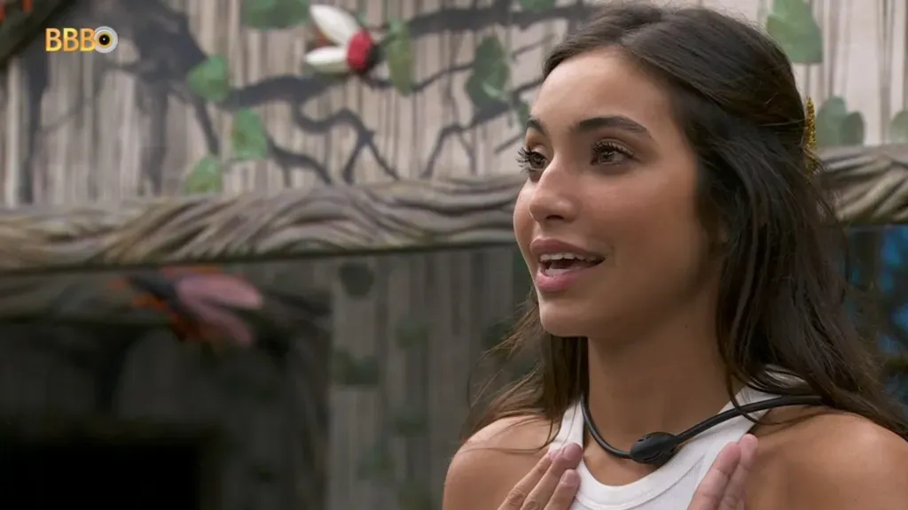Vanessa Lopes ficou bastane abalada. Reprodução: TV Globo.