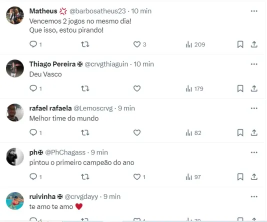 Foto: rede social X / Vasco