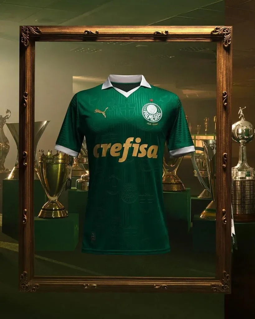 Nova camisa do Palmeiras. Foto: redes sociais / Palmeiras