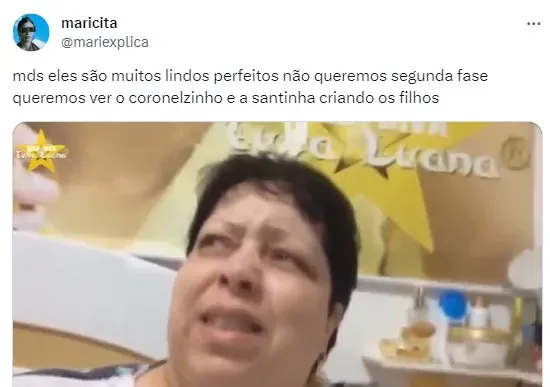 Web elogia Santinha e José