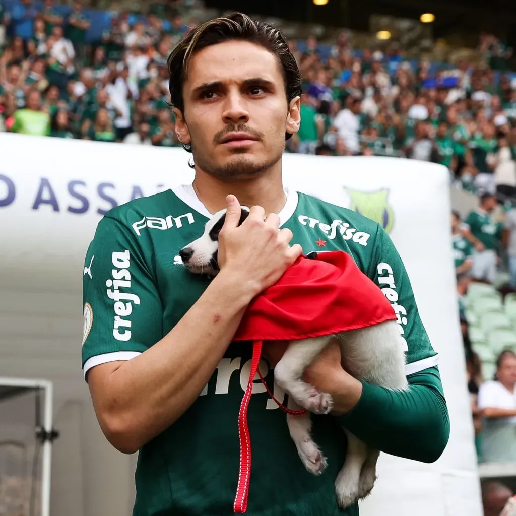 Messi pediu a camisa de Veiga durante jogo da Seleção. Foto: Flickr Oficial Palmeiras