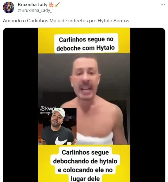 Carlinhos Maia provoca Hytalo Santos