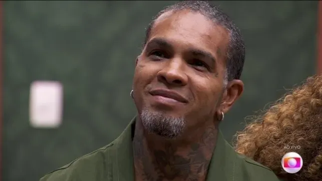 Rodriguinho, o décimo eliminado do BBB 24. Reprodução/Globo