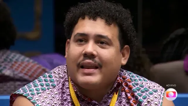 Líder, Lucas Henrique teve papel importante no oitavo paredão. Reprodução/Globo