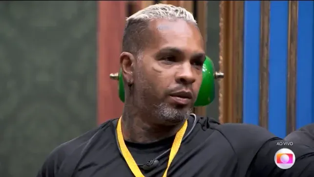 Líder Rodriguinho indicou Alane ao paredão. Reprodução/Globo