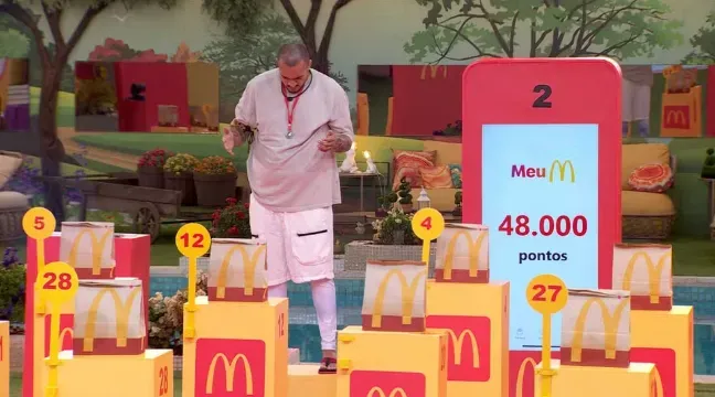 MC Bin Laden se salvou do paredão. Reprodução/Globo