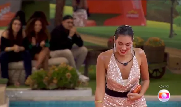 Alane venceu a nona Prova Bate e Volta. Reprodução/Globo