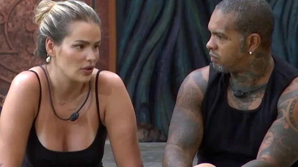 Yasmin Brunet e Rodriguinho no BBB - Foto: Reprodução/TV Globo